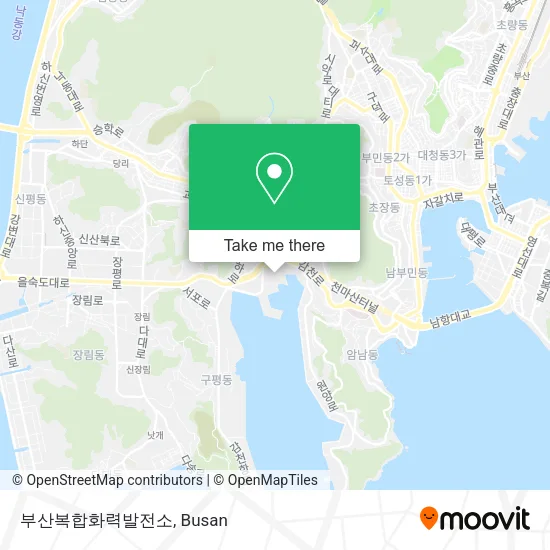 부산복합화력발전소 map