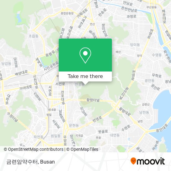 금련암약수터 map