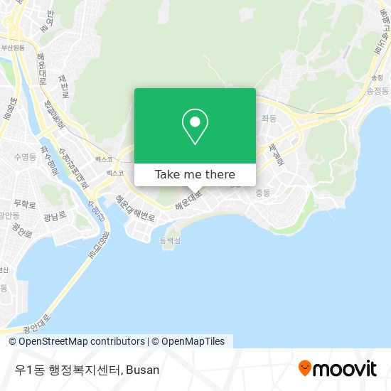 우1동 행정복지센터 map
