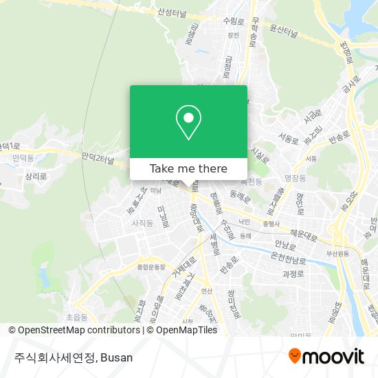 주식회사세연정 map
