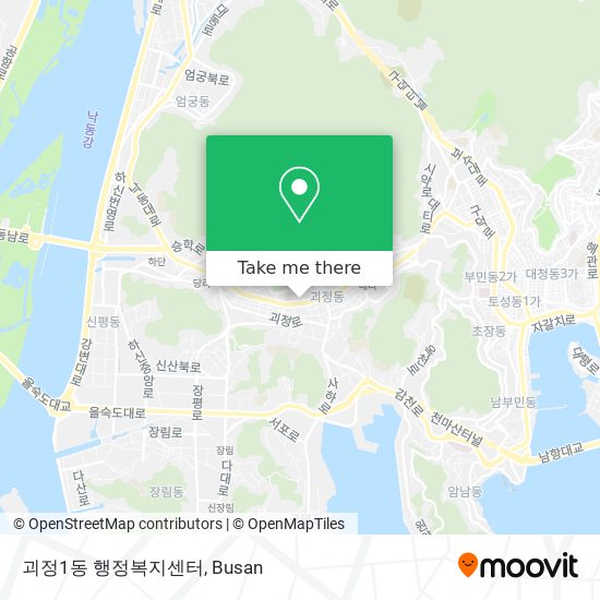 괴정1동 행정복지센터 map