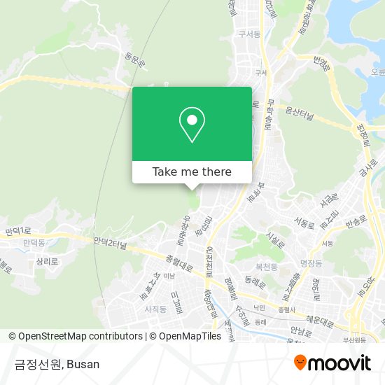 금정선원 map