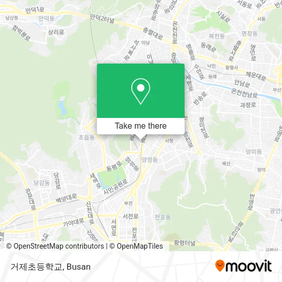 거제초등학교 map