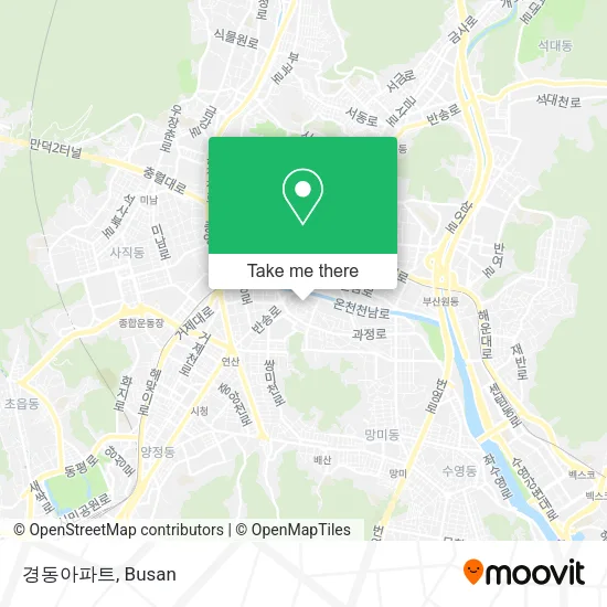 경동아파트 map