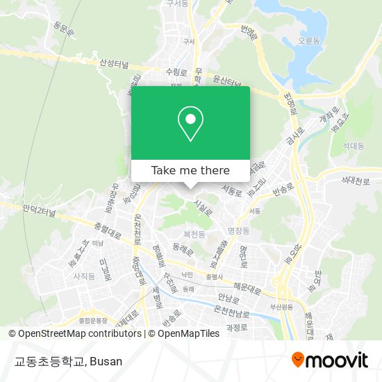 교동초등학교 map