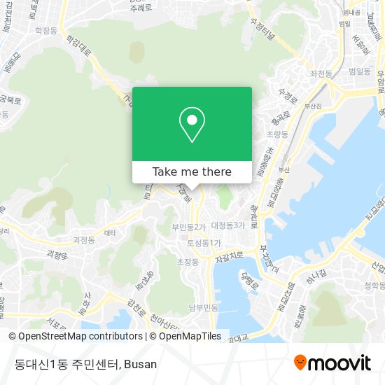 동대신1동 주민센터 map