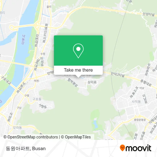 동원아파트 map