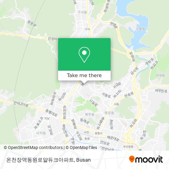 온천장역동원로얄듀크아파트 map