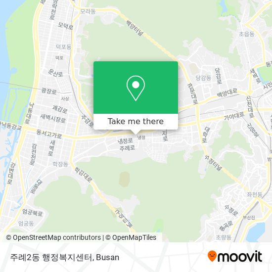 주례2동 행정복지센터 map