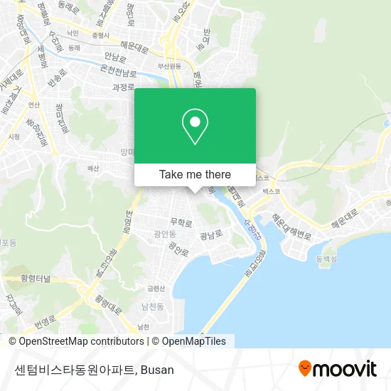 센텀비스타동원아파트 map