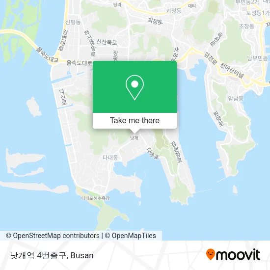 낫개역 4번출구 map