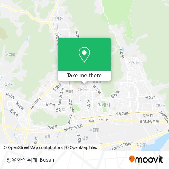 장유한식뷔페 map