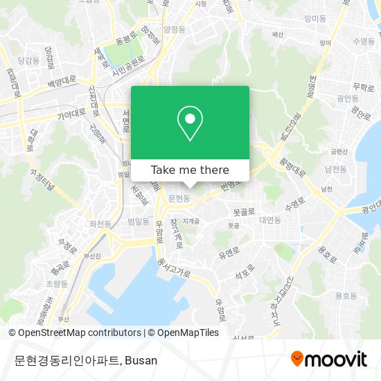 문현경동리인아파트 map