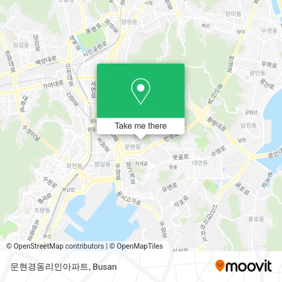 문현경동리인아파트 map