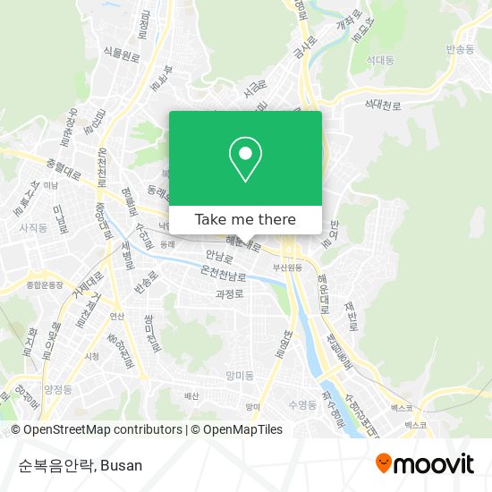 순복음안락 map