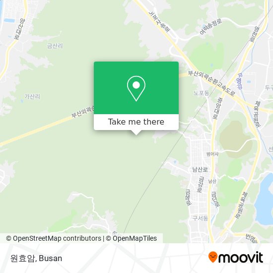 원효암 map