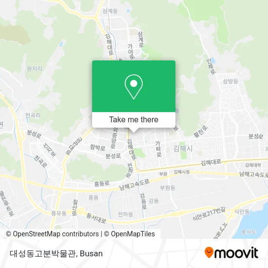 대성동고분박물관 map