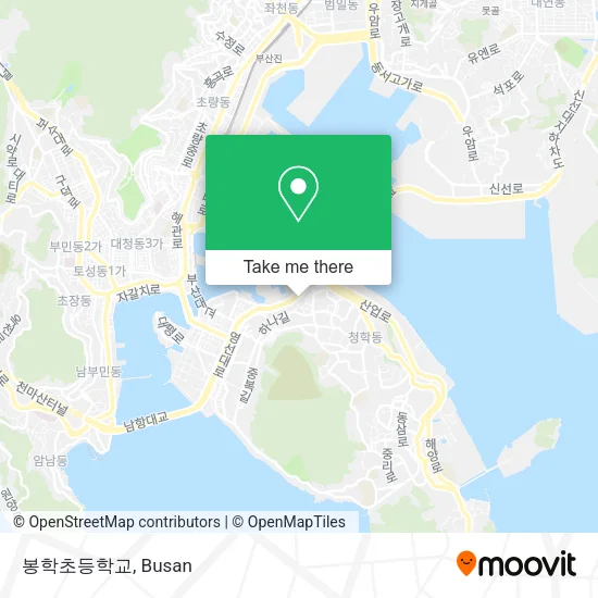 봉학초등학교 map