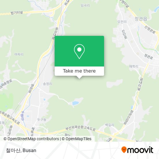 철마산 map