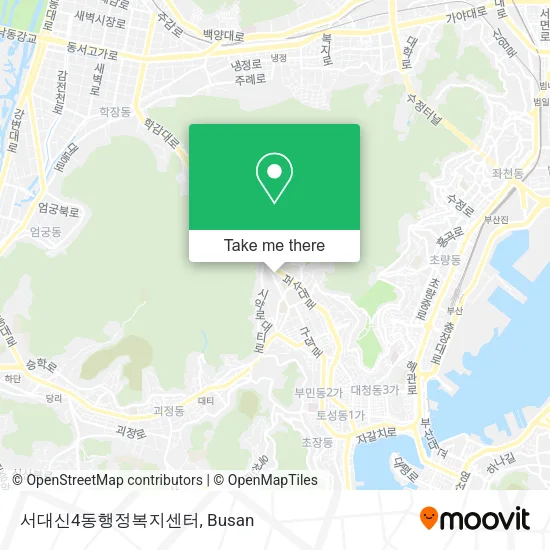 서대신4동행정복지센터 map