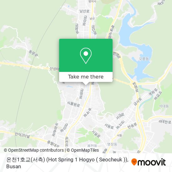 온천1호교(서측) (Hot Spring 1 Hogyo ( Seocheuk )) map