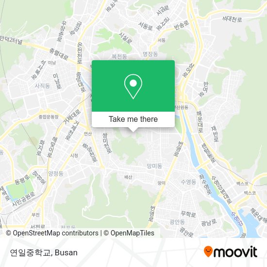 연일중학교 map