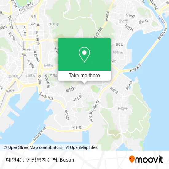 대연4동 행정복지센터 map