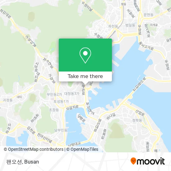 팬오션 map