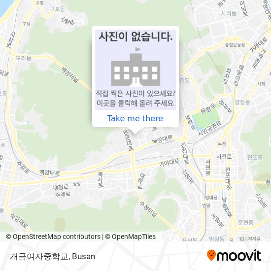 개금여자중학교 map