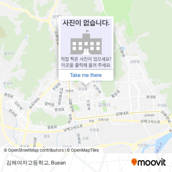 김해여자고등학교 map