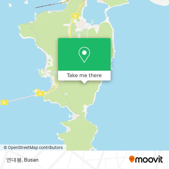 연대봉 map