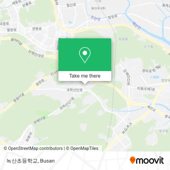 녹산초등학교 map