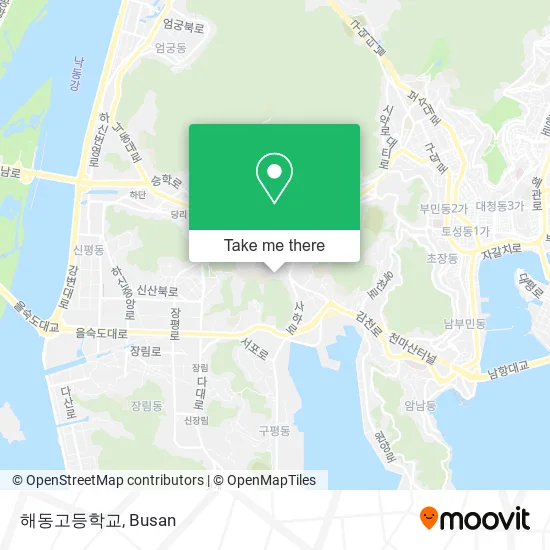 해동고등학교 map