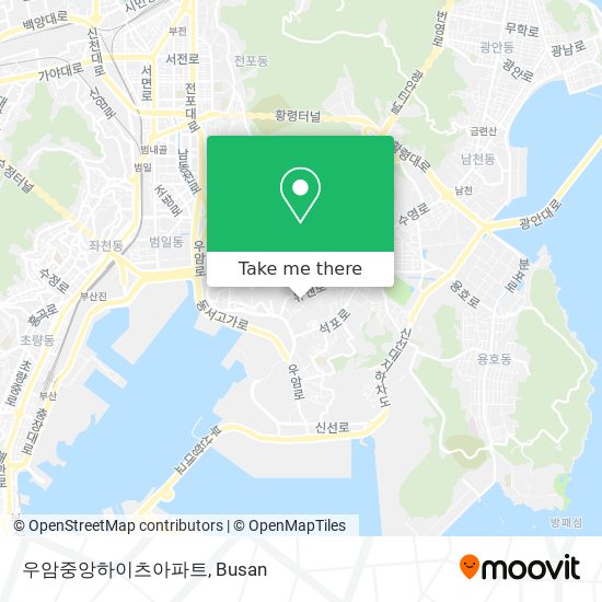 우암중앙하이츠아파트 map