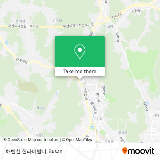 해반천 한라비발디 map