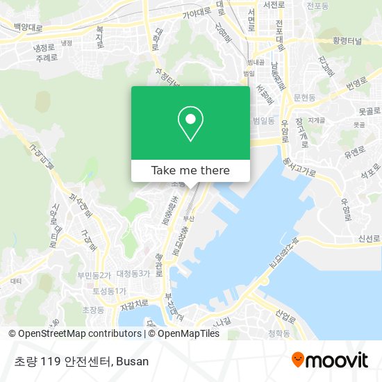 초량 119 안전센터 map