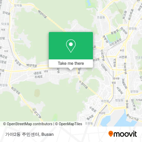 가야2동 주민센터 map