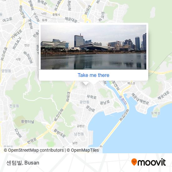 센텀빌 map
