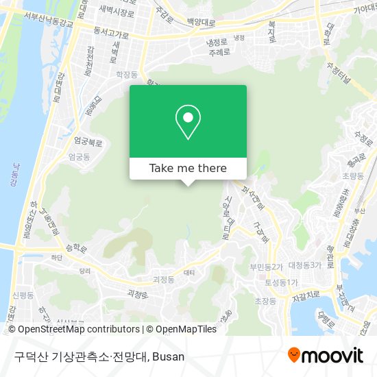 구덕산 기상관측소·전망대 map