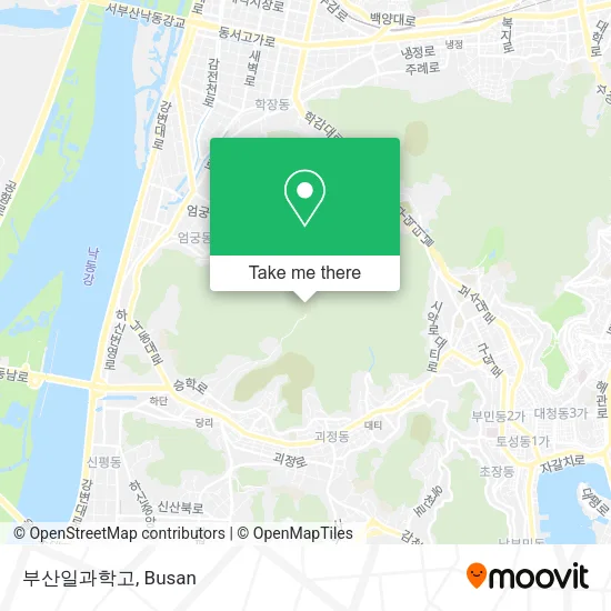 부산일과학고 map