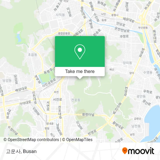 고운사 map