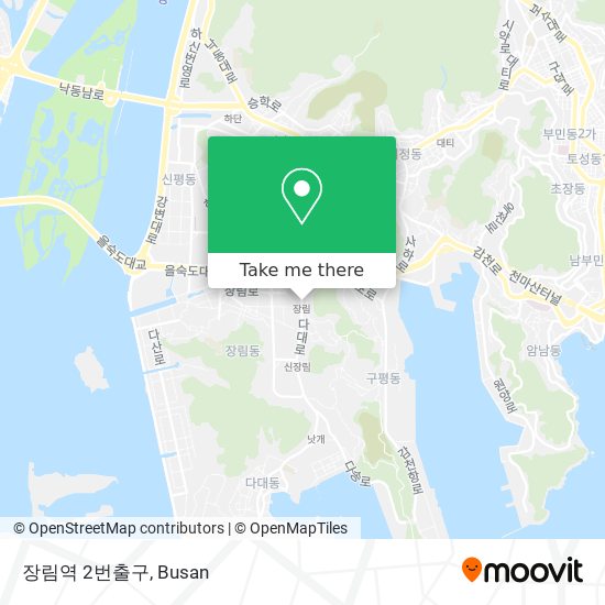 장림역 2번출구 map