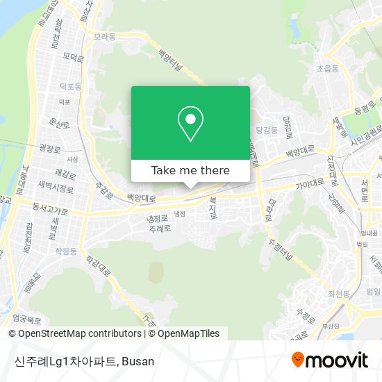 신주례Lg1차아파트 map