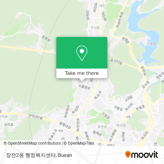 장전2동 행정복지센터 map