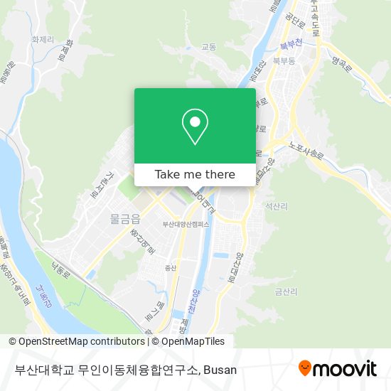 부산대학교 무인이동체융합연구소 map