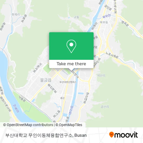 부산대학교 무인이동체융합연구소 map