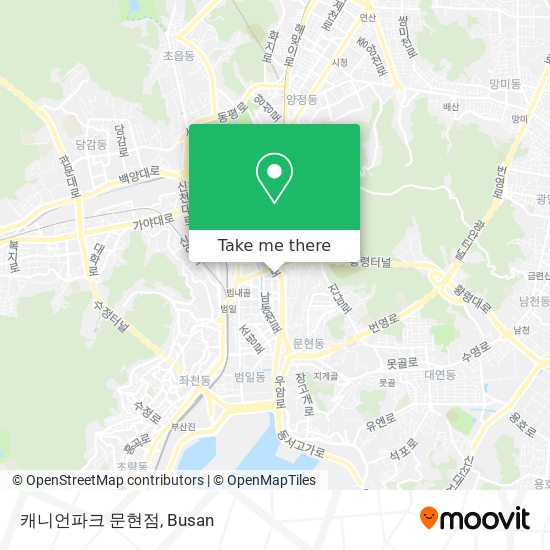 캐니언파크 문현점 map