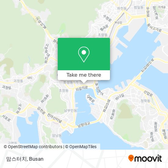 맘스터치 map