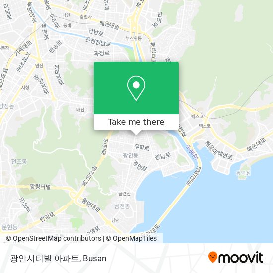 광안시티빌 아파트 map