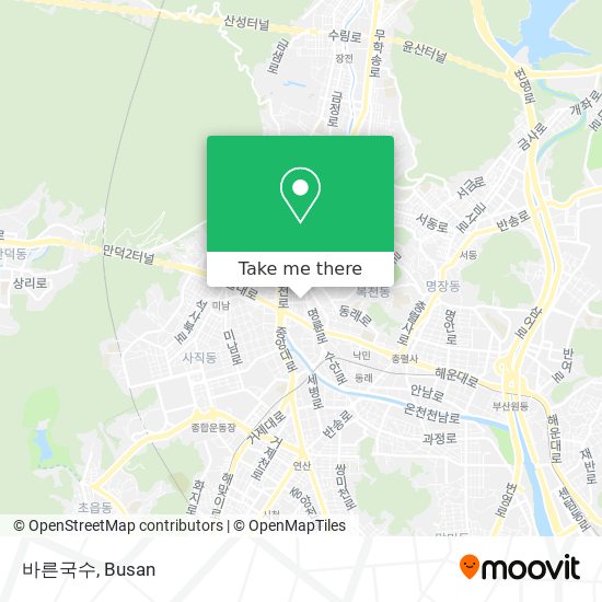바른국수 map